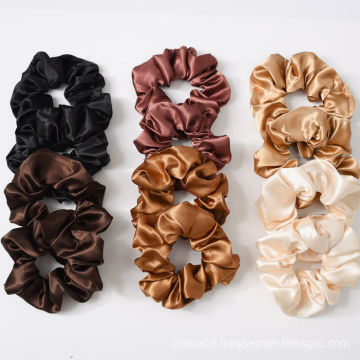 UNIQ Satin Silk Scrunchies Hair accessories For Women